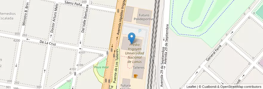 Mapa de ubicacion de Abremate en Arjantin, Buenos Aires, Partido De Lanús, Remedios De Escalada.