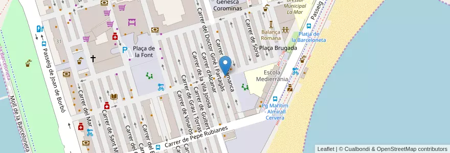 Mapa de ubicacion de Absenta en Испания, Каталония, Барселона, Барселонес, Барселона.