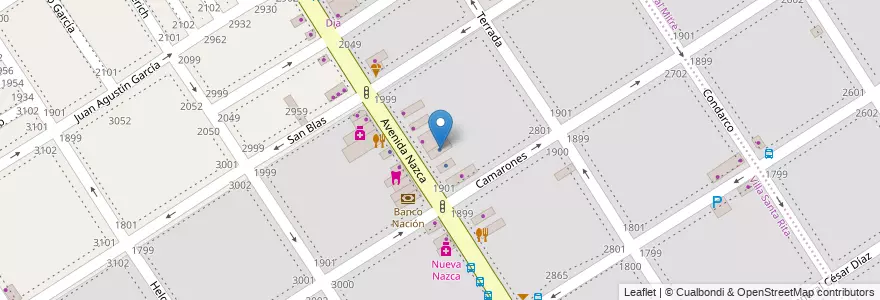 Mapa de ubicacion de Academia de Musica, Villa Santa Rita en 阿根廷, Ciudad Autónoma De Buenos Aires, 布宜诺斯艾利斯, Comuna 11.