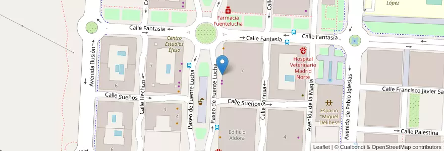 Mapa de ubicacion de Academia "Omnia" en Spagna, Comunidad De Madrid, Comunidad De Madrid, Área Metropolitana De Madrid Y Corredor Del Henares, Alcobendas.