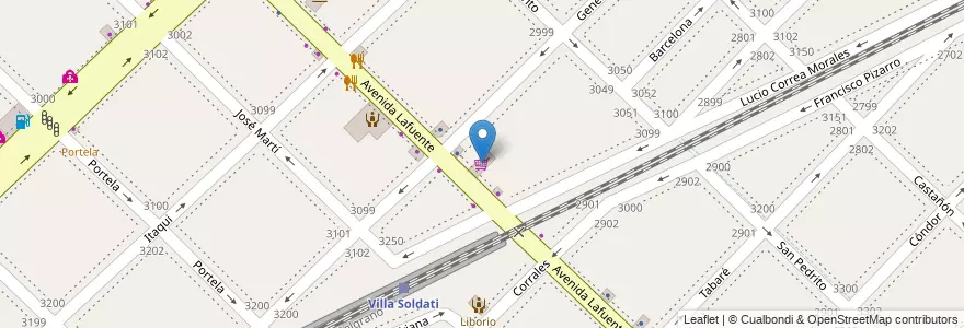 Mapa de ubicacion de Acasiem Market, Villa Soldati en 아르헨티나, Ciudad Autónoma De Buenos Aires, 부에노스아이레스, Comuna 8.