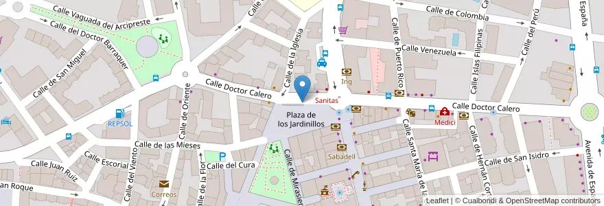 Mapa de ubicacion de Acceso Parking Gran Vía en 西班牙, Comunidad De Madrid, Comunidad De Madrid, Área Metropolitana De Madrid Y Corredor Del Henares, Majadahonda.