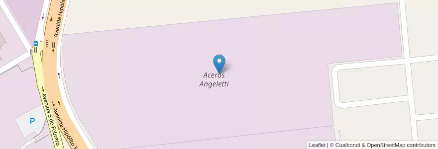 Mapa de ubicacion de Aceros Angeletti en Arjantin, Buenos Aires, Partido De Almirante Brown, Burzaco.