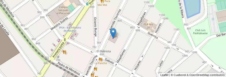 Mapa de ubicacion de Acesid S.A en الأرجنتين, بوينس آيرس, Partido De San Isidro, San Isidro.