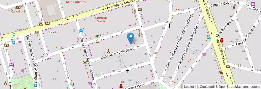 Mapa de ubicacion de ACGF Nobleza Baturra en Espanha, Aragão, Saragoça, Zaragoza, Saragoça.
