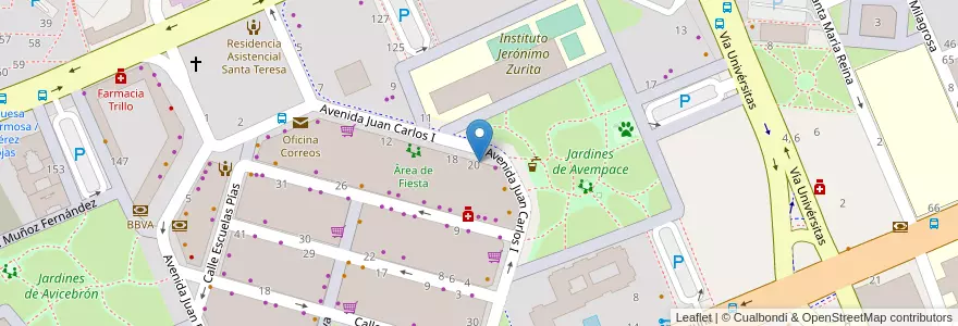 Mapa de ubicacion de Activa en إسبانيا, أرغون, سرقسطة, Zaragoza, سرقسطة.