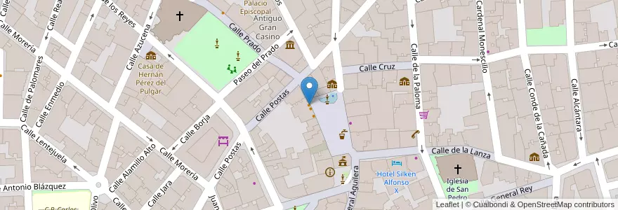 Mapa de ubicacion de Acuario en Espagne, Castille-La Manche, Ciudad Real, Campo De Calatrava, Ciudad Real.