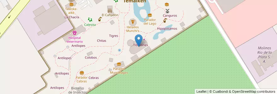 Mapa de ubicacion de Acuario en アルゼンチン, ブエノスアイレス州, Partido De Escobar, Belén De Escobar.