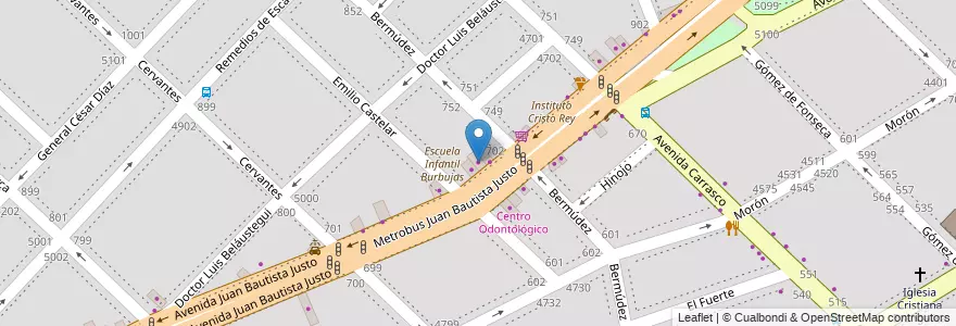 Mapa de ubicacion de Acuña Automoviles, Velez Sarsfield en الأرجنتين, Ciudad Autónoma De Buenos Aires, Buenos Aires, Comuna 10.