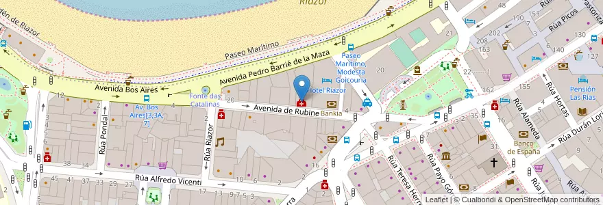 Mapa de ubicacion de Adeslas en Spanien, Galicien, A Coruña, A Coruña, A Coruña.