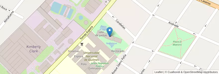 Mapa de ubicacion de administracion ejecutiva en Arjantin, Buenos Aires, Partido De Quilmes, Bernal.