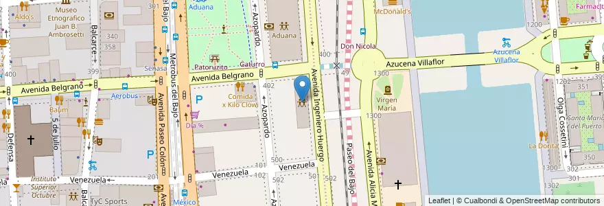 Mapa de ubicacion de Administración Puertos, Montserrat en Argentina, Autonomous City Of Buenos Aires, Comuna 1, Autonomous City Of Buenos Aires.