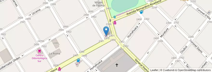 Mapa de ubicacion de Adrimar en Argentinien, Provinz Buenos Aires, Partido De Lanús, Lanús Oeste.