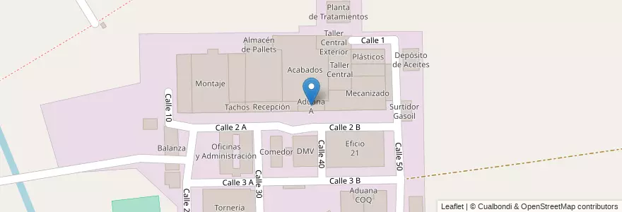 Mapa de ubicacion de Aduana A en Argentinië, Buenos Aires, Partido Del Pilar, Villa Rosa.