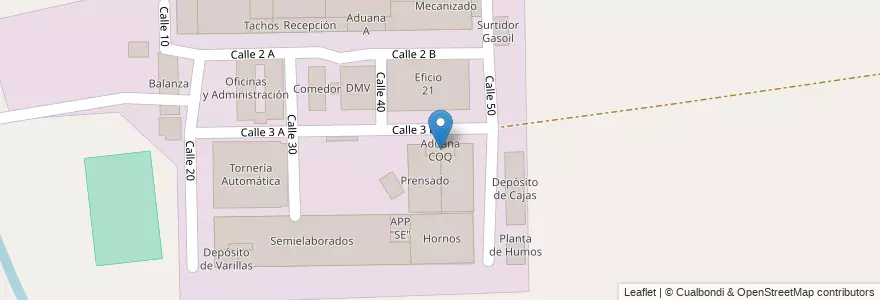 Mapa de ubicacion de Aduana COQ en アルゼンチン, ブエノスアイレス州, Partido Del Pilar, Villa Rosa.