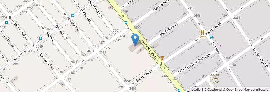 Mapa de ubicacion de AEM Maspero, Monte Castro en Argentina, Autonomous City Of Buenos Aires, Autonomous City Of Buenos Aires, Comuna 10, Comuna 11.