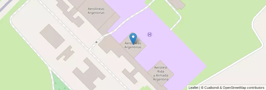 Mapa de ubicacion de Aerolíneas Argentinas en Arjantin, Buenos Aires, Partido De Ezeiza, Aeropuerto Internacional Ezeiza.