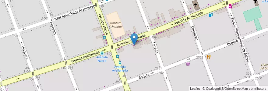 Mapa de ubicacion de A'Fixis, Flores en アルゼンチン, Ciudad Autónoma De Buenos Aires, Comuna 7, ブエノスアイレス.
