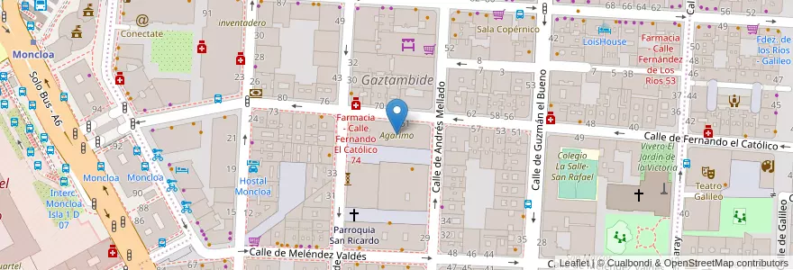 Mapa de ubicacion de Agarimo en Spagna, Comunidad De Madrid, Comunidad De Madrid, Área Metropolitana De Madrid Y Corredor Del Henares, Madrid.