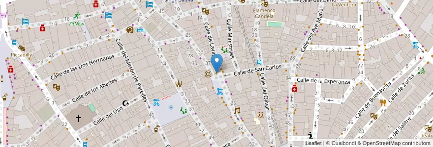 Mapa de ubicacion de Agave Azul en España, Comunidad De Madrid, Comunidad De Madrid, Área Metropolitana De Madrid Y Corredor Del Henares, Madrid.