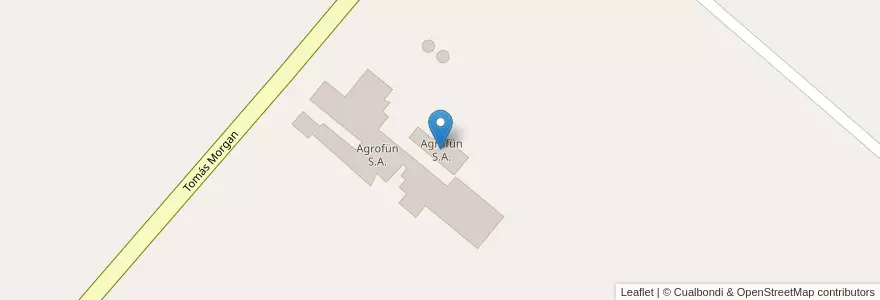 Mapa de ubicacion de Agrofün S.A. en 阿根廷, 布宜诺斯艾利斯省, Partido De Salto.