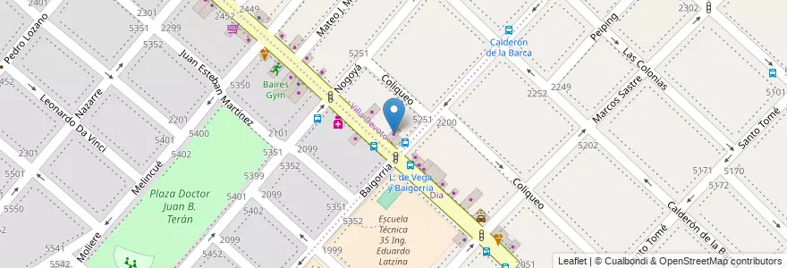 Mapa de ubicacion de Agustina Ortiz, Villa Devoto en 阿根廷, Ciudad Autónoma De Buenos Aires, 布宜诺斯艾利斯, Comuna 10, Comuna 11.