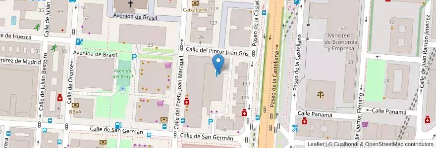 Mapa de ubicacion de Aida en Испания, Мадрид, Мадрид, Área Metropolitana De Madrid Y Corredor Del Henares, Мадрид.