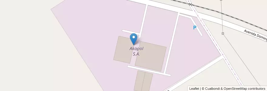 Mapa de ubicacion de Akapol S.A. en Argentina, Provincia Di Buenos Aires, Partido Del Pilar, Zelaya.