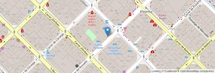Mapa de ubicacion de Akashi Sushi Bar en إسبانيا, كتالونيا, برشلونة, بارسلونس, Barcelona.