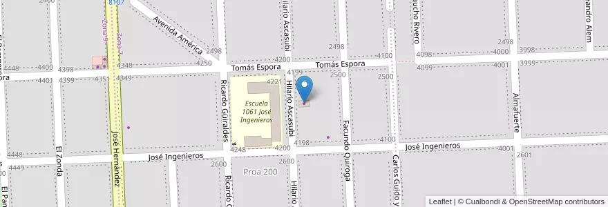 Mapa de ubicacion de Al Campo en Arjantin, Santa Fe, Departamento Rosario, Municipio De Funes, Funes.