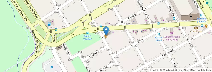 Mapa de ubicacion de Al Monaco, Saavedra en آرژانتین, Ciudad Autónoma De Buenos Aires, Comuna 12, Partido De Vicente López, Buenos Aires, Vicente López.