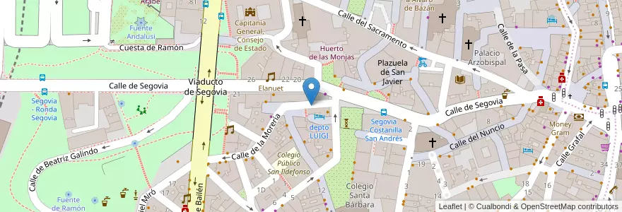 Mapa de ubicacion de ALAMILLO, CALLE, DEL,1 en Испания, Мадрид, Мадрид, Área Metropolitana De Madrid Y Corredor Del Henares, Мадрид.