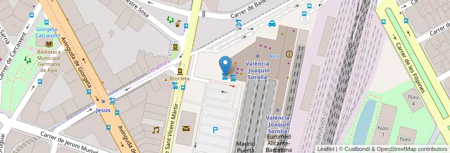 Mapa de ubicacion de Alamo Enterprise National en Spanje, Valencia, Valencia, Comarca De València, Valencia.