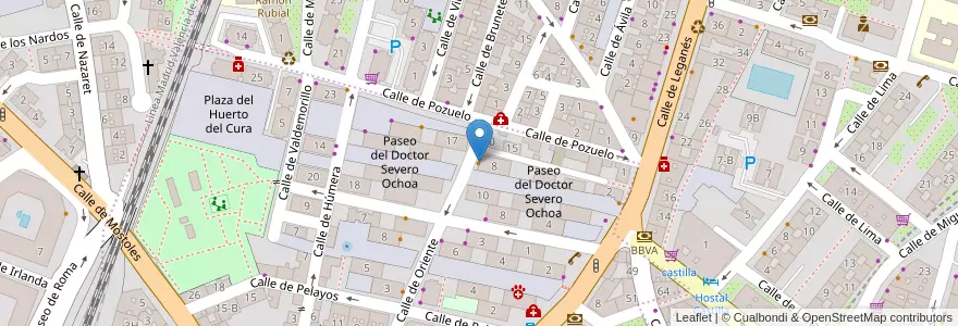 Mapa de ubicacion de Albert's Café en Spanje, Comunidad De Madrid, Comunidad De Madrid, Área Metropolitana De Madrid Y Corredor Del Henares, Fuenlabrada.