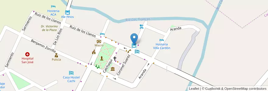 Mapa de ubicacion de Ale Hnos. en Argentinien, Salta, Cachi, Municipio De Cachi, Cachi.