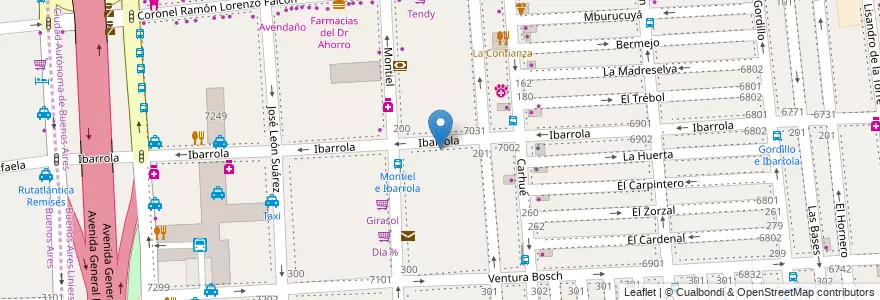 Mapa de ubicacion de Alegres Campanitas, Liniers en Argentinië, Ciudad Autónoma De Buenos Aires, Comuna 9, Buenos Aires.