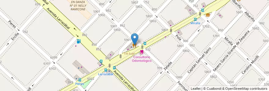 Mapa de ubicacion de Alessandro, Mataderos en アルゼンチン, Ciudad Autónoma De Buenos Aires, Comuna 9, ブエノスアイレス.