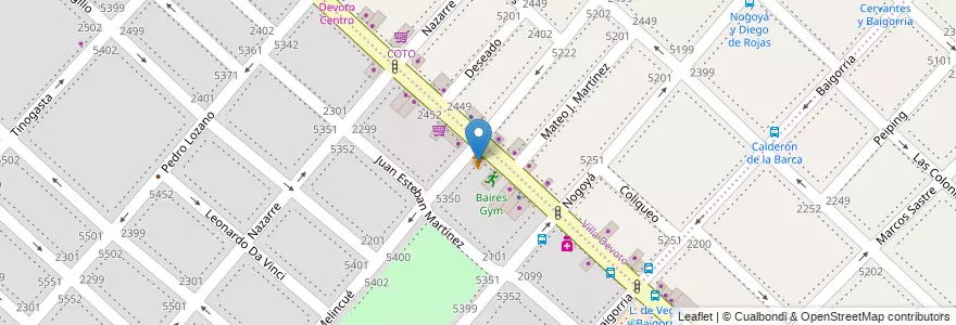 Mapa de ubicacion de Alessandro, Villa Real en آرژانتین, Ciudad Autónoma De Buenos Aires, Buenos Aires, Comuna 10.