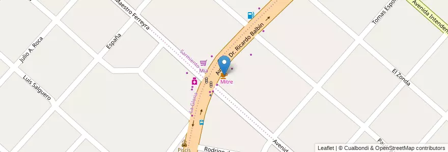 Mapa de ubicacion de Alexis en Arjantin, Buenos Aires, Partido De San Miguel, Santa María.