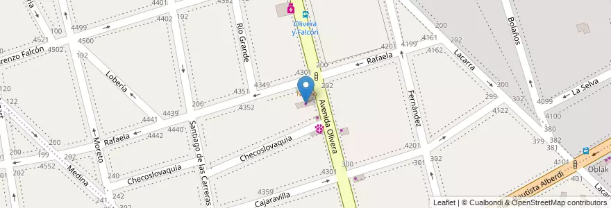 Mapa de ubicacion de Alfa Romero, Velez Sarsfield en Argentinië, Ciudad Autónoma De Buenos Aires, Comuna 9, Buenos Aires, Comuna 10.