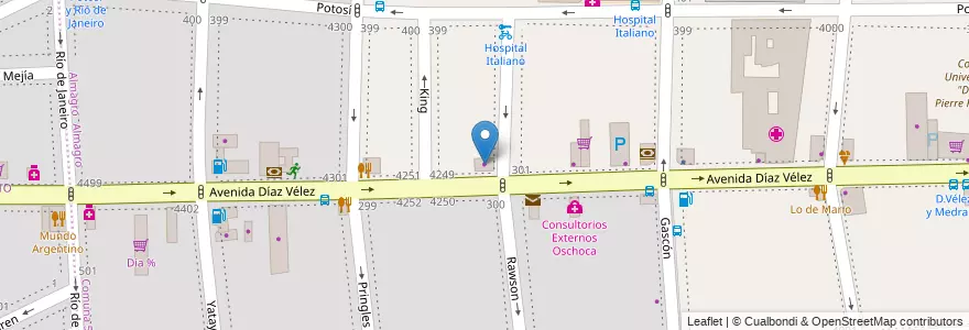 Mapa de ubicacion de Alfa y Omega, Almagro en Argentine, Ciudad Autónoma De Buenos Aires, Comuna 5, Buenos Aires.