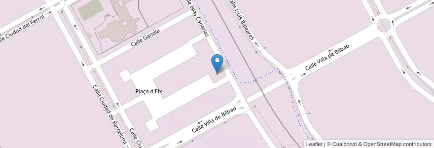 Mapa de ubicacion de Alfonso Restaurante en スペイン, バレンシア州, València / Valencia, L'Horta Oest, Paterna.