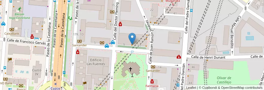 Mapa de ubicacion de Alfredo's Barbacoa en Sepanyol, Comunidad De Madrid, Comunidad De Madrid, Área Metropolitana De Madrid Y Corredor Del Henares, Madrid.