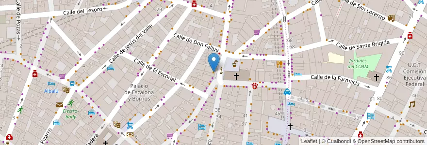 Mapa de ubicacion de Allô Pizza en Испания, Мадрид, Мадрид, Área Metropolitana De Madrid Y Corredor Del Henares, Мадрид.