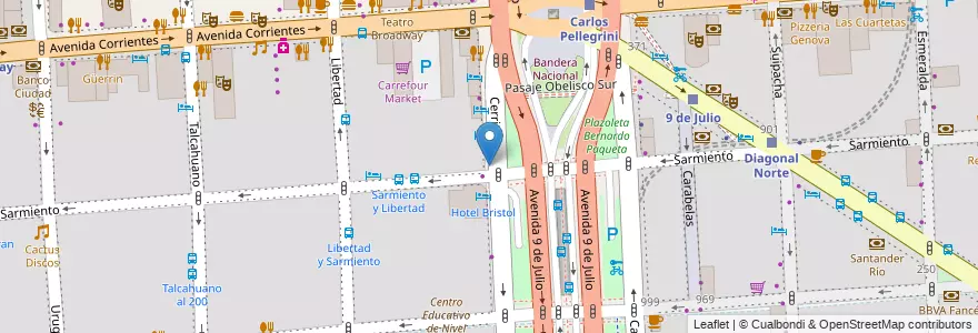 Mapa de ubicacion de ALMA, San Nicolas en Argentine, Ciudad Autónoma De Buenos Aires, Comuna 1, Buenos Aires.