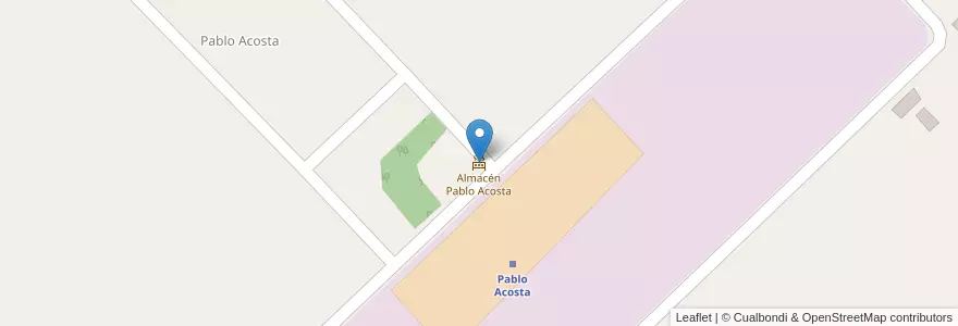 Mapa de ubicacion de Almacén Pablo Acosta en 아르헨티나, 부에노스아이레스주, Partido De Azul.