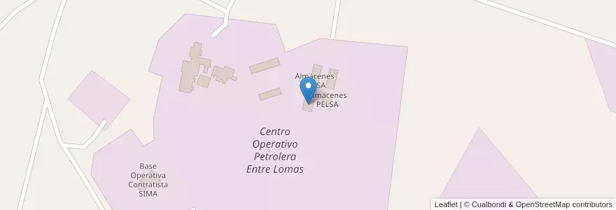 Mapa de ubicacion de Almacenes PELSA en Аргентина, Чили, Рио-Негро, Departamento General Roca.