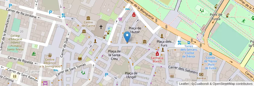 Mapa de ubicacion de Almalibre Açaí Bar en İspanya, Comunitat Valenciana, València / Valencia, Comarca De València, València.
