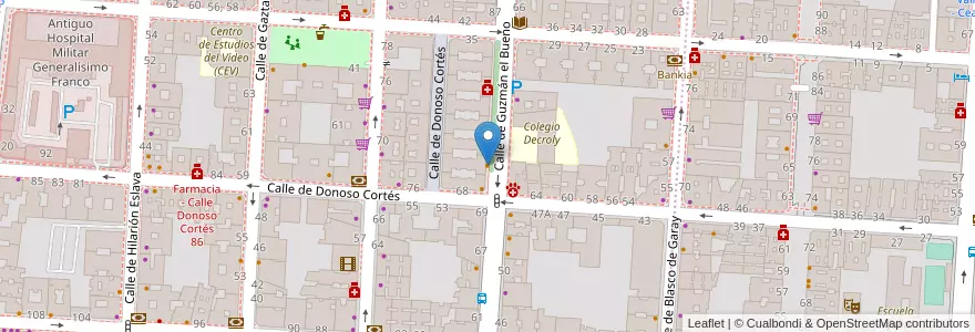Mapa de ubicacion de Aloha Poké en スペイン, マドリード州, Comunidad De Madrid, Área Metropolitana De Madrid Y Corredor Del Henares, Madrid.