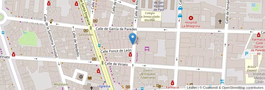 Mapa de ubicacion de ALONSO CANO, CALLE, DE,11 en スペイン, マドリード州, Comunidad De Madrid, Área Metropolitana De Madrid Y Corredor Del Henares, Madrid.